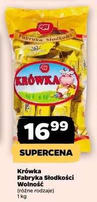 Cukierki Krówka, różne rodzaje promocja w Netto