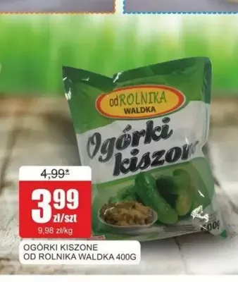 Ogórki kiszone Od Rolnika Waldka promocja w Bingo