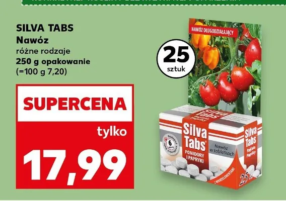 Nawóz Silva Tabs promocja w Kaufland