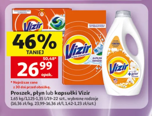 Płyn Vizir promocja w Auchan
