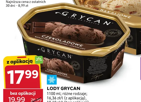Lody Grycan promocja w Stokrotka
