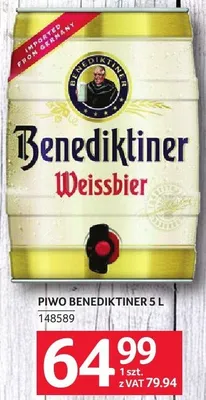 Piwo Benediktiner Weissbier promocja w Selgros