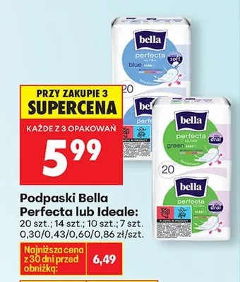 Podpaski Perfecta promocja w Biedronka