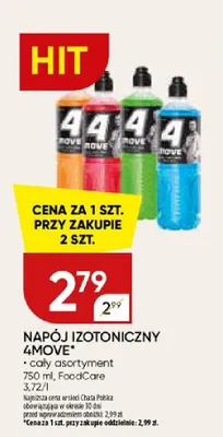 Napój izotoniczny 4Move o smaku wieloowocowym promocja w Chata Polska