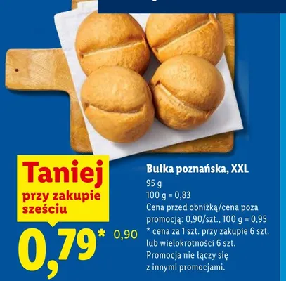 Bułka poznańska XXL promocja w Lidl