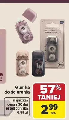 Gumka do ścierania Interdruk promocja w Carrefour