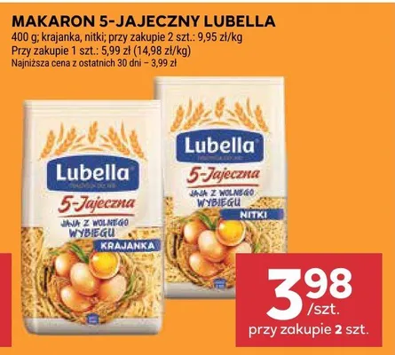 Makaron 5-jajeczny Nitki promocja w Stokrotka