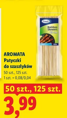 Patyczki do szaszłyków promocja w Lidl