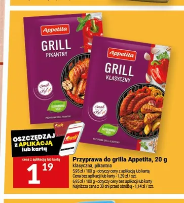 Przyprawa do grilla Appetita klasyczna promocja w Twój Market