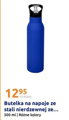 Butelka na napoje ze stali nierdzewnej ze słomką 500 ml promocja w Action