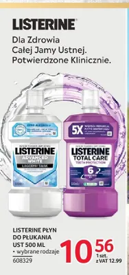 Płyn do płukania ust Listerine promocja w Selgros