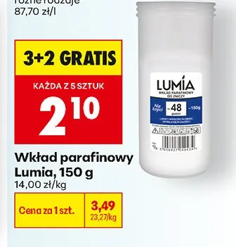Dezodorant Wkład parafinowy Lumia 150 g promocja w Biedronka