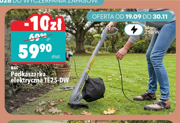 Podkaszarka elektryczna 250 w Nac promocja w Biedronka Home