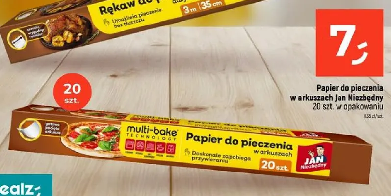 Papier do pieczenia w arkuszach Jan Niezbędny promocja w Dealz
