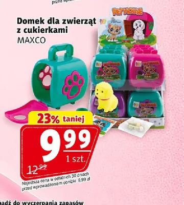 Domek dla zwierząt z cukierkami Maxco promocja w Prim Market