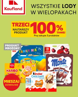 Lody Monte Ice Cream Classic 4-pak promocja w Kaufland