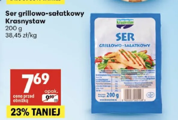 Ser grillowo-sałatkowy Krasnystaw promocja w Delikatesy Centrum