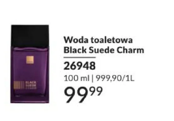 Woda toaletowa Black Suede Charm promocja w AVON