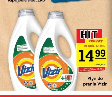 Płyn do prania Vizir promocja w Gram Market