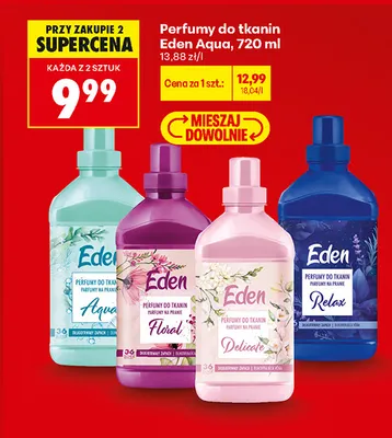 Perfumy do tkanin Eden Aqua promocja w Biedronka