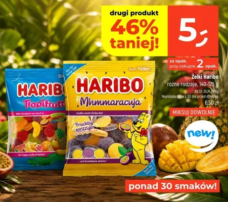 Żelki Haribo Tropifrutti promocja w Dealz
