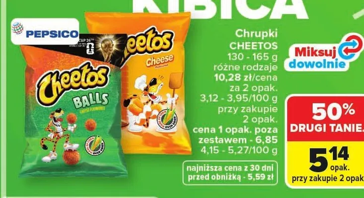 Chrupki CHEETOS Balls promocja w Carrefour