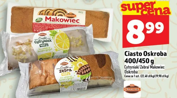 Ciasto Oskroba promocja w TOPAZ