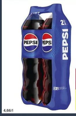 Napój gazowany Pepsi, Pepsi Zero, Mirinda, 7up + kaucja promocja w Globi