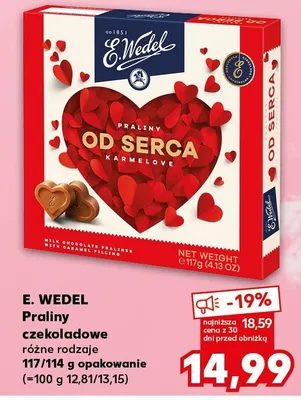 Praliny czekoladowe różne rodzaje promocja w Kaufland