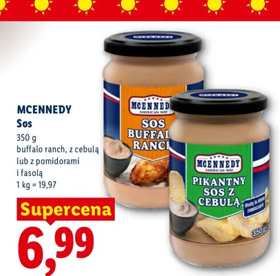 Sos buffalo ranch McEnnedy promocja w Lidl