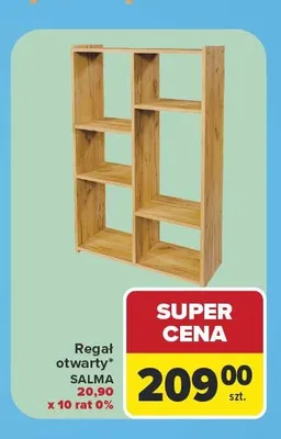 Regał otwarty Salma promocja w Carrefour