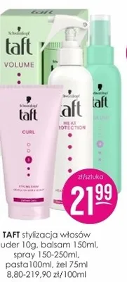 Taft stylizacja włosów puder 10g balzam spray 150-250ml różne rodzaje Schwarzkopf promocja w Drogerie Jasmin