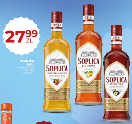 Likier Soplica Śliwkowa promocja w Duży Ben