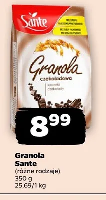 Granola czekoladowa Sante promocja w Netto