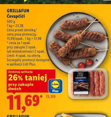Ćevapčići promocja w Lidl