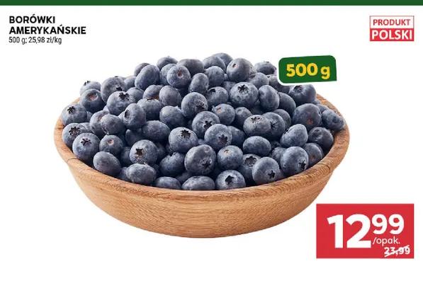 Borówki amerykańskie promocja w Stokrotka