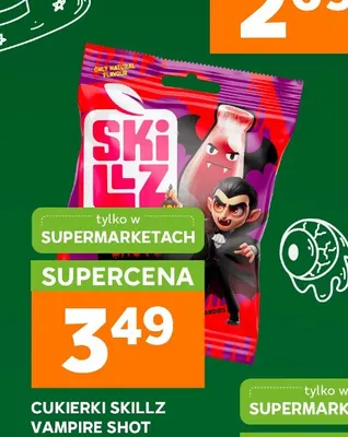 Cukierki Skillz Vampire Shot promocja w Stokrotka