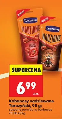 Kabanosy nadziewane suszone pomidory promocja w Biedronka