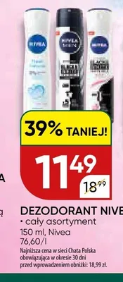 Dezodorant Nivea promocja w Chata Polska