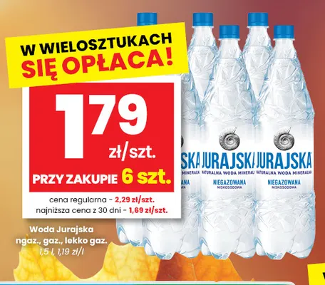 Woda niegazowana Jurajska promocja w emma MARKET