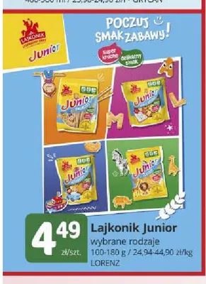Przekąski Lajkonik Junior promocja w Marketvita