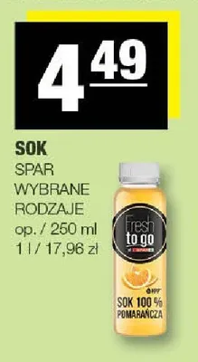 Sok SPAR promocja w SPAR