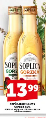 Napój alkoholowy Soplica Gorzka Oryginalna 32% promocja w TOPAZ