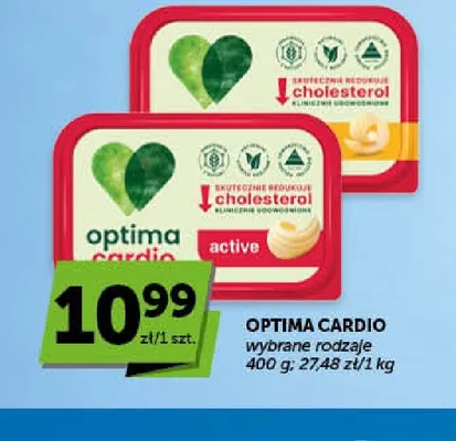 Margaryna Optima Cardio Active promocja w Groszek