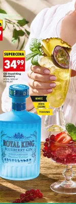 Gin Royal King Blueberry 37,5% promocja w Biedronka