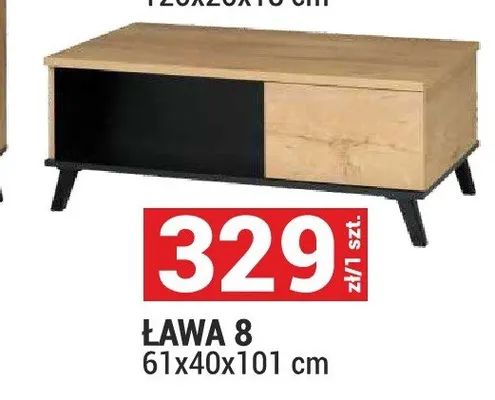 Ława 8 John promocja w Merkury Market