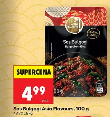 Sos Bulgogi Asia Flavours promocja w Biedronka
