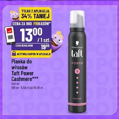 Pianka do włosów Taft Power Cashmere promocja w POLOmarket