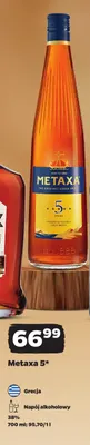 Napój alkoholowy Metaxa 5* promocja w Netto