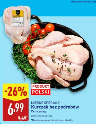 Kurczak bez podrobów promocja w Aldi
